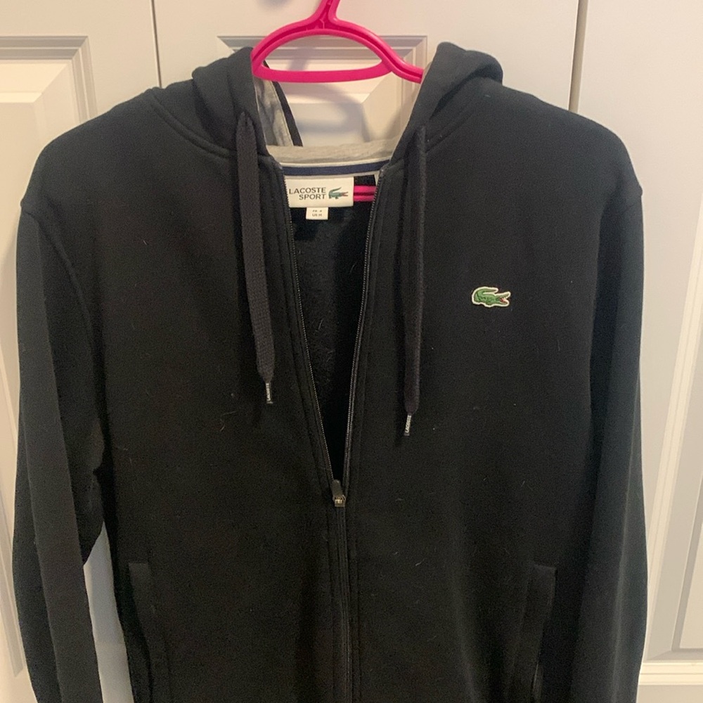 Lacoste zip up hoodie